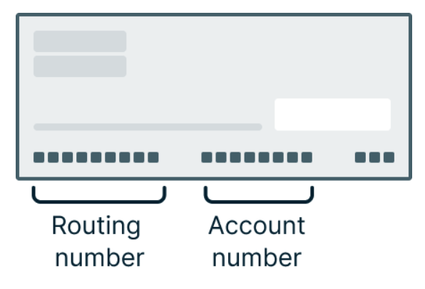 Image of an annotated check